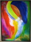 B100.Dig og mig. 70x100 cm. 6.500 Kr.